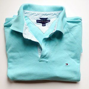 Tommy Hilfiger Knit Mint Green Men's Polo  SZ XXL